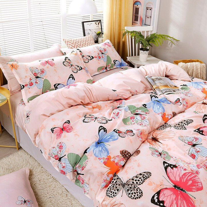 Pink Butterfly CLY0301388B Bedding Sets