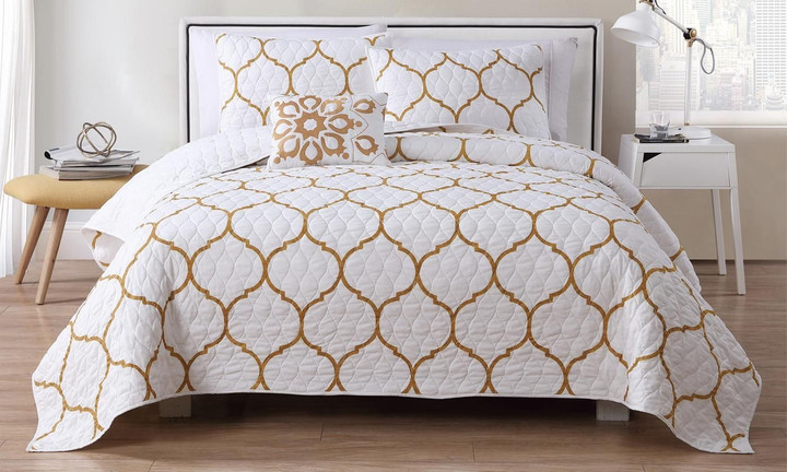 Ogee Gold Or Silver Metallic CLA0111159B Bedding Sets
