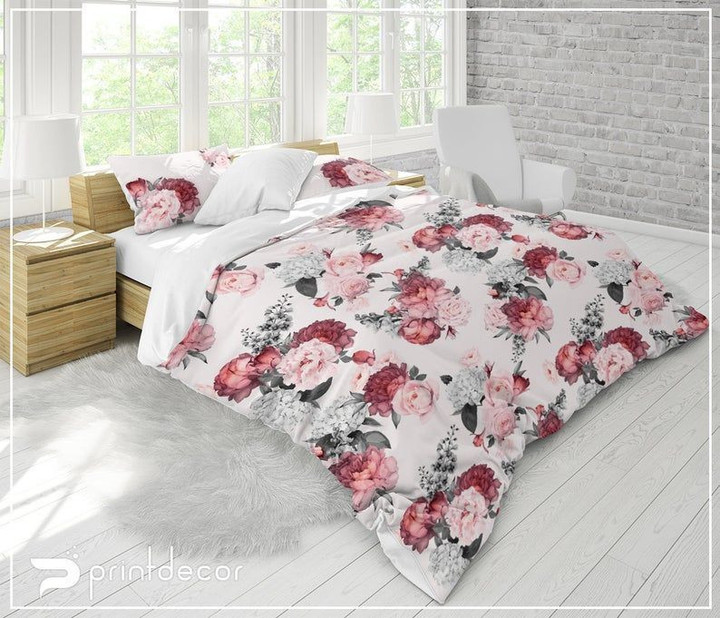Peonies Roses Flower CLA0210640B Bedding Sets