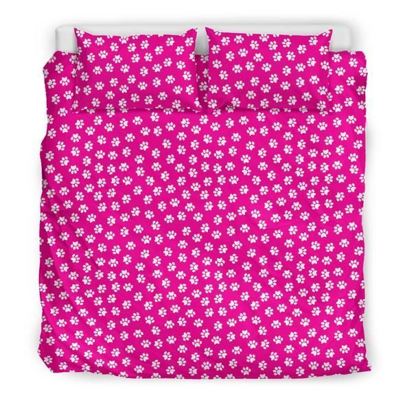 Paw Prints Pink CLH0312182B Bedding Sets