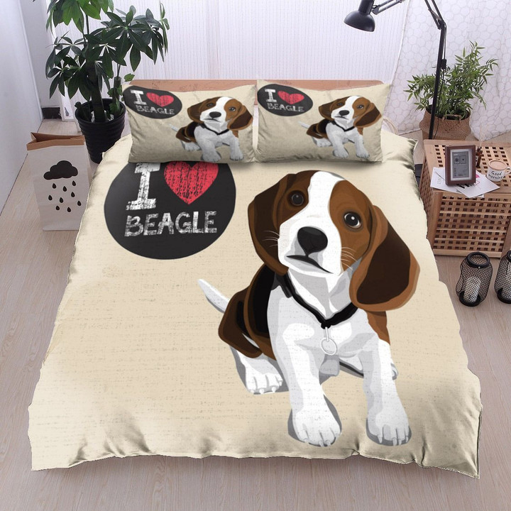 I Love Beagle HN0411152B Bedding Sets