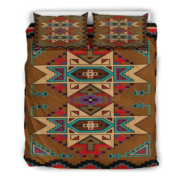 Southwest Brown Pattern Native CLM0611322B Bedding Sets