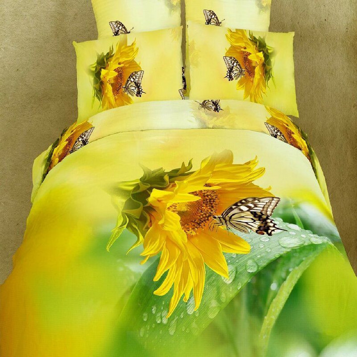 Butterfly Kisses Sunflower CLH071051B Bedding Sets