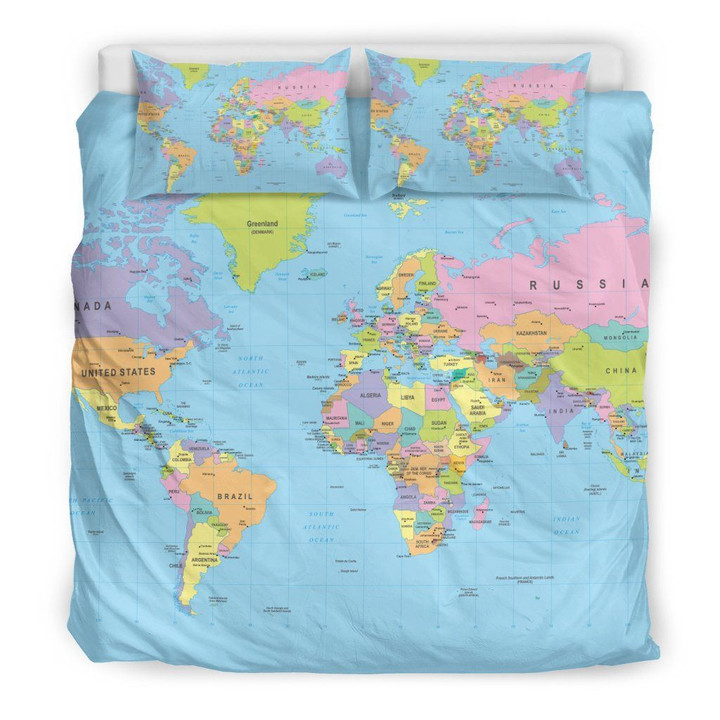 Geography Globe CLH0612097B Bedding Sets