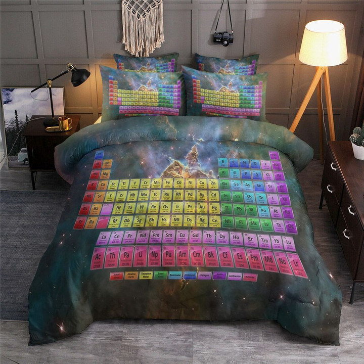 Element Color Periodic Table Stars And Nebula HN0701386B Bedding Sets