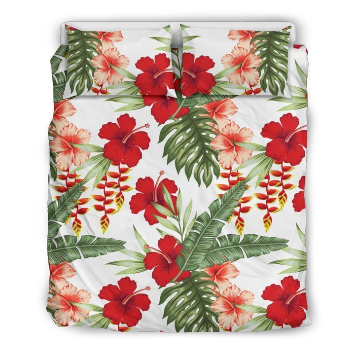 Red Hibiscus Tropical Flowers CL05110900MDB Bedding Sets