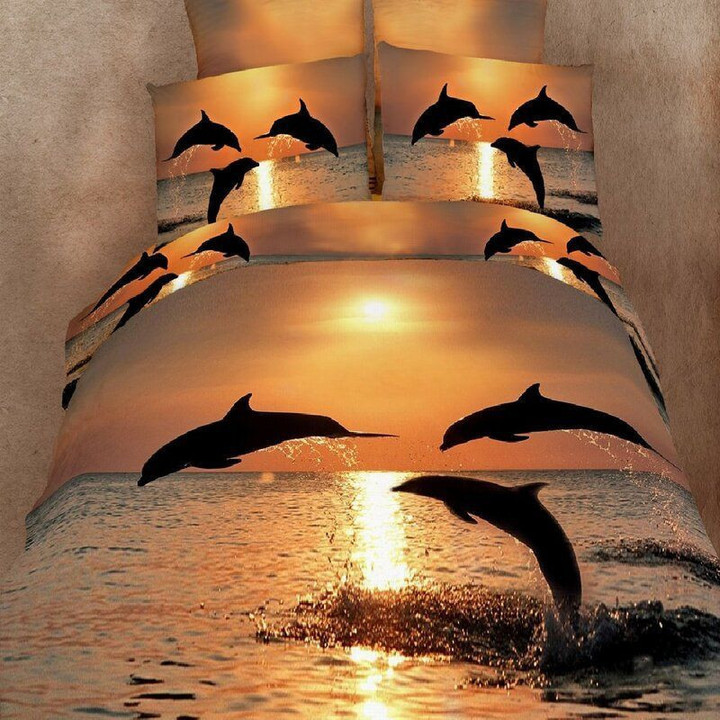 Pacific Sunset Dolphins CLH0710219B Bedding Sets