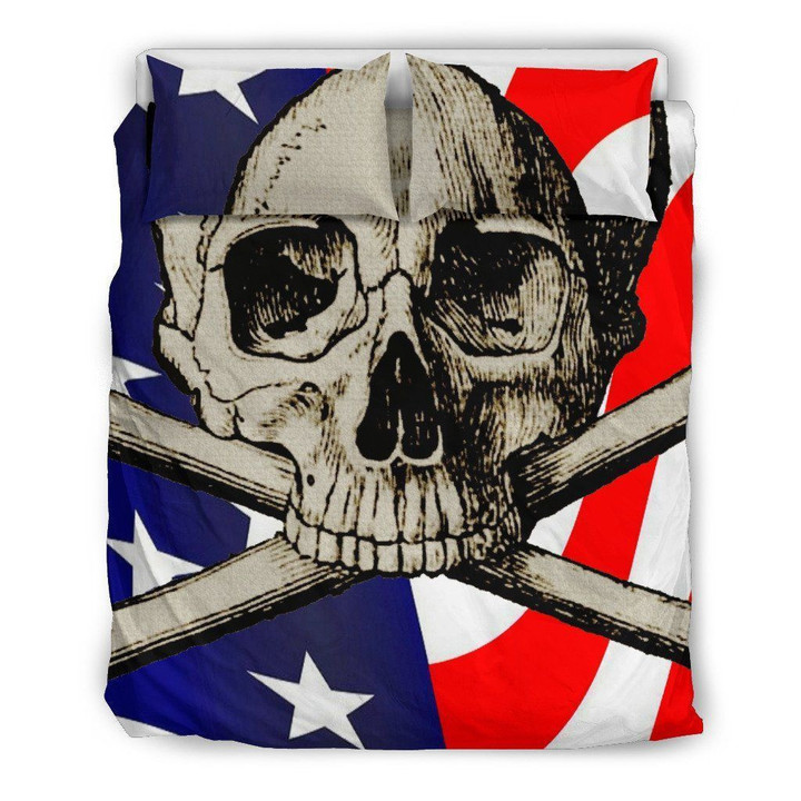 Flag Skull CL09120188MDB Bedding Sets