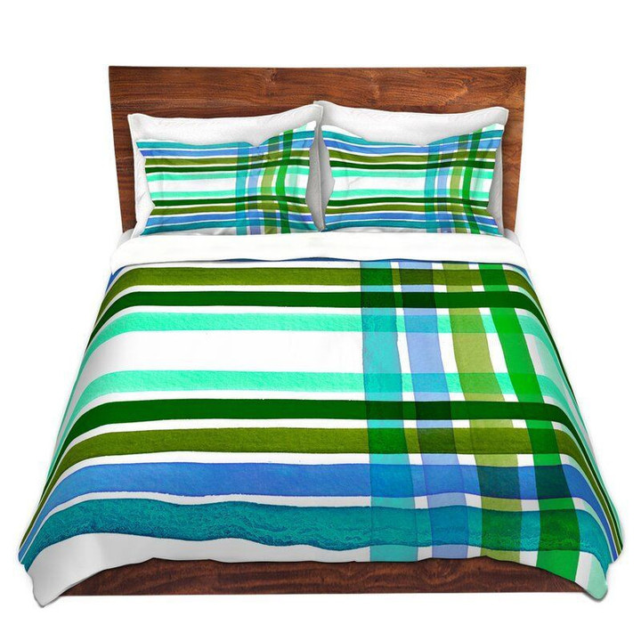 Shimizu Julia Di Sano Colorful Plaid Stripes CLH0510321B Bedding Sets