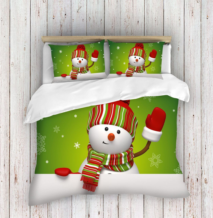 Christmas Snowman Green CLY0301060B Bedding Sets