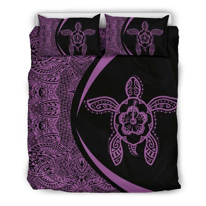 Hawaii Turtle Polynesian Bedding Set-Circle Style 01 â€“ AH â€“ J7