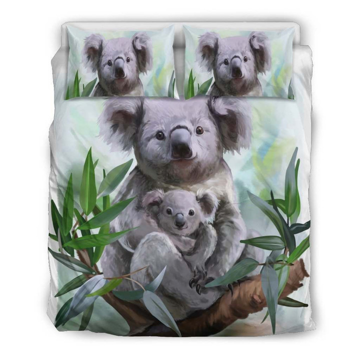 Australia bedding set- Koala Family duvet cover NN8