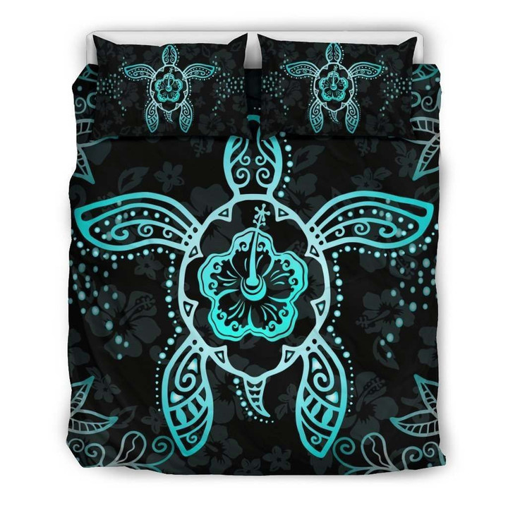 Turtle And Hibiscus Bedding Set â€“ AH