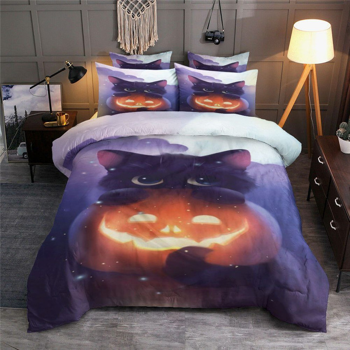 Cat Halloween Bedding Set CCC25105014