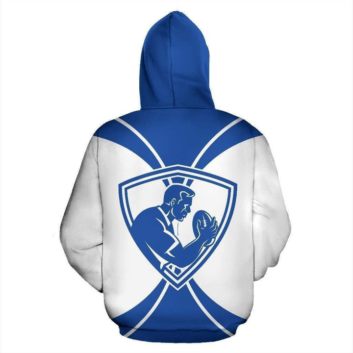 Italia Rugby All Over Zip-Up Hoodie