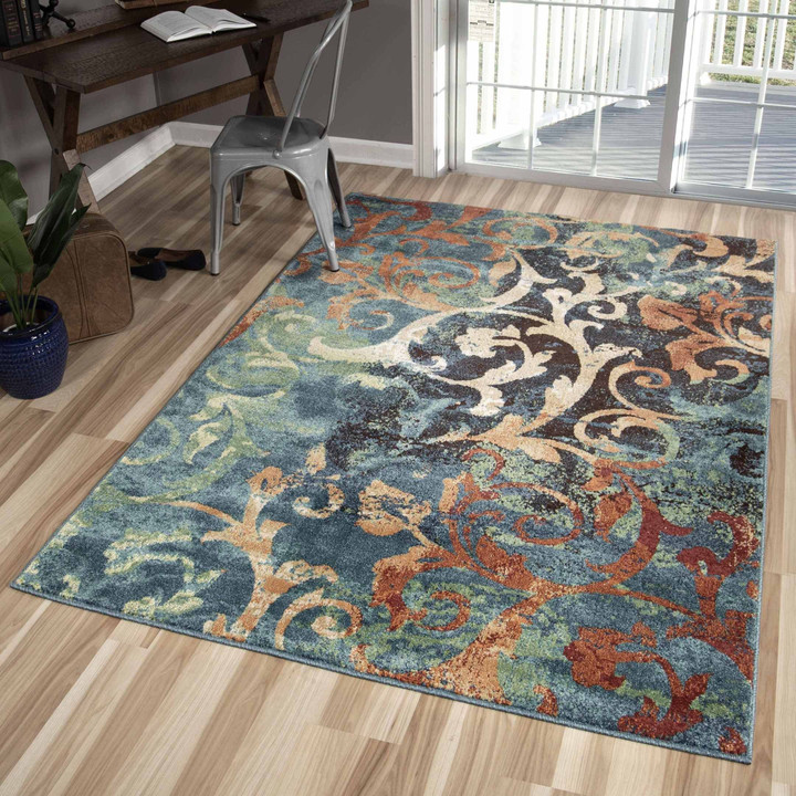 Watercolor Scroll GS-CL-LD3006 Rug