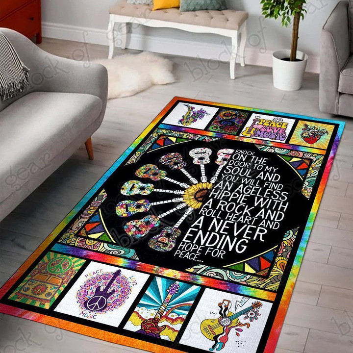 Hippie With A Rock And Roll CL300925MDR Rug