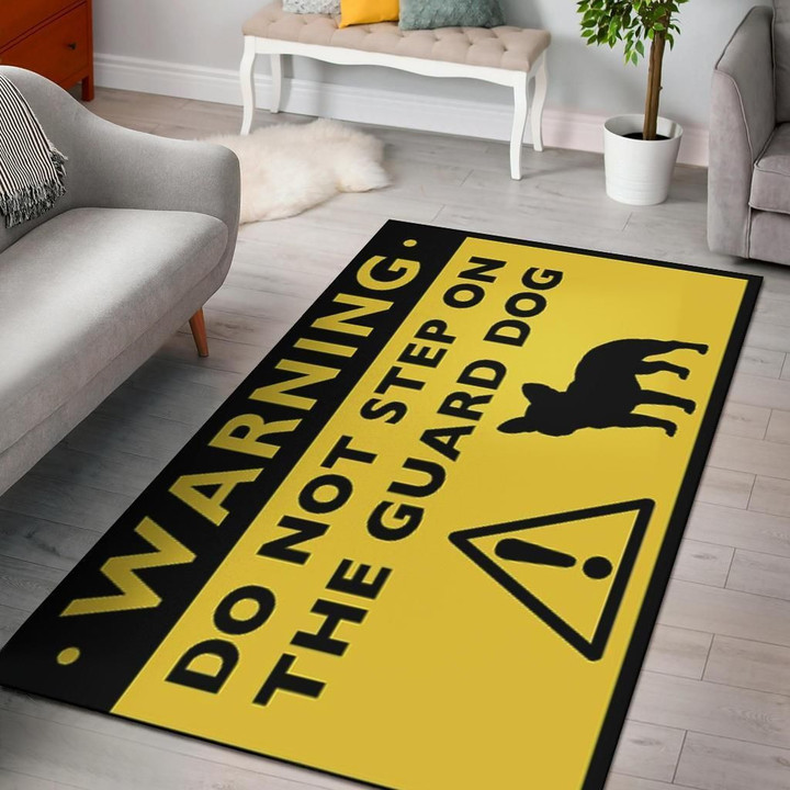 Funny Warning Frenchie French Bulldog CL12120119MDR Rug