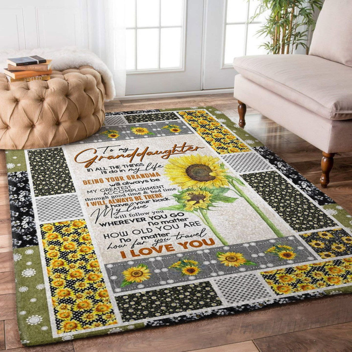 To My Granddaughter Sunflower CLH1712106R Rug