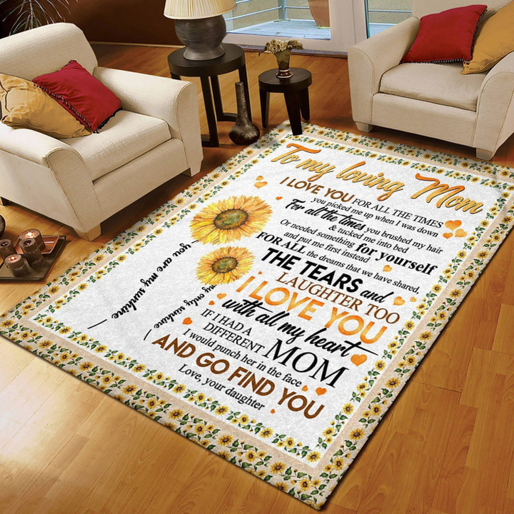 Sunflower Daughter To Mom CL11120343MDR Rug