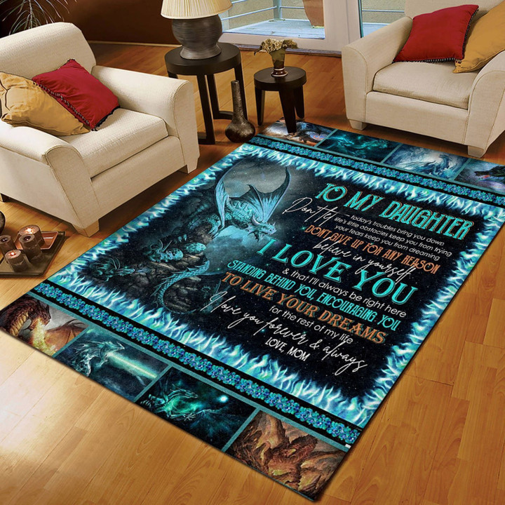 Dragon Mom To Daughter CL11120180MDR Rug