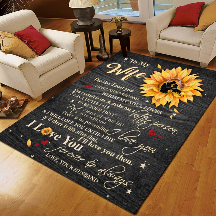 Sunflower To My Wife CL16111014MDR Rug