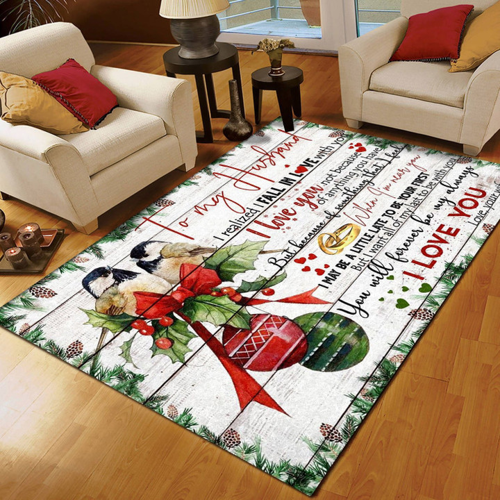 Christmas Family To My Husband CL16110150MDR Rug