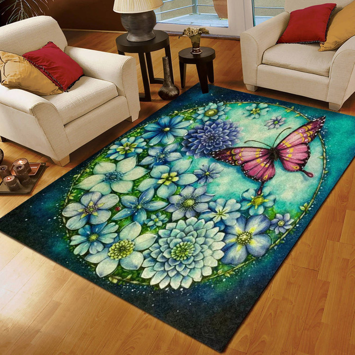Butterfly Flower CL12120021MDR Rug
