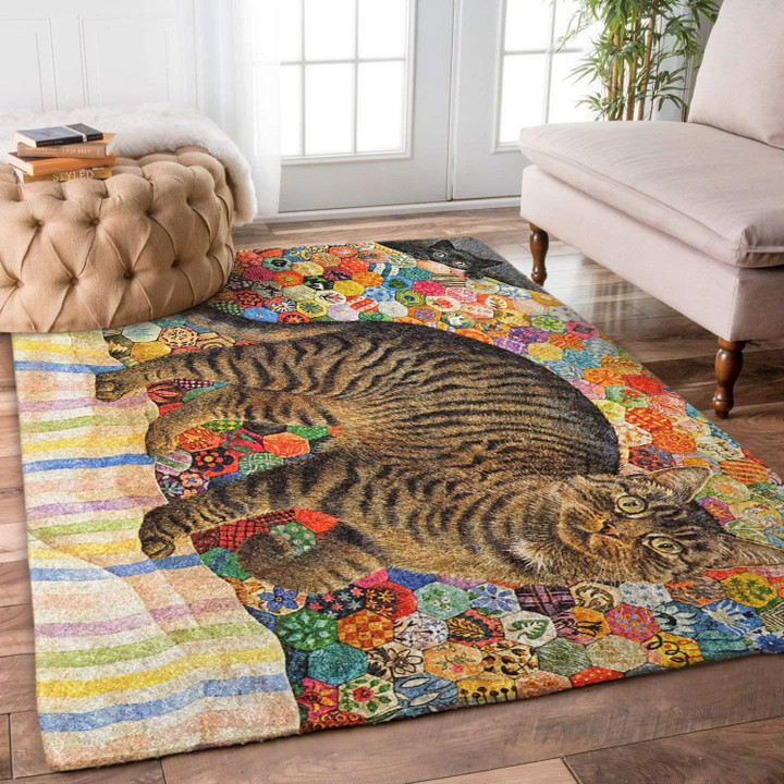 Mommy Cat And Little Kitty DN1701147R Rug