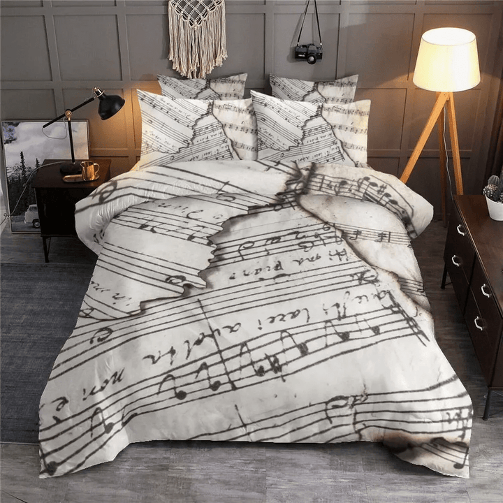 Music Notes Aa Bedding Set