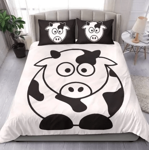 Cute Fat Cow Bedding Set
