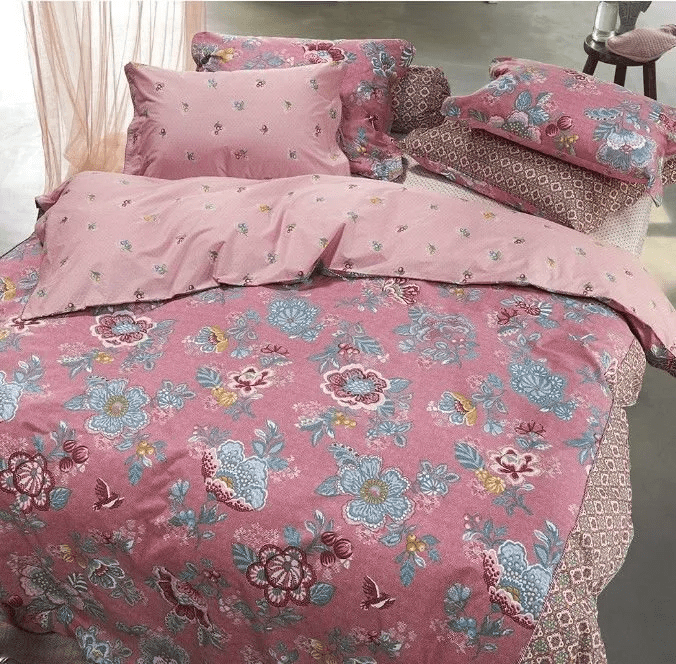 Berry Bird Floral Bedding Set
