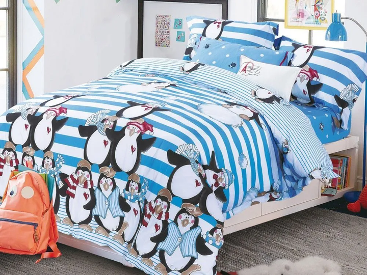 Christmas Penguin Bedding Set