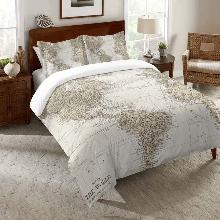 Get Out And See The World Bedding Set