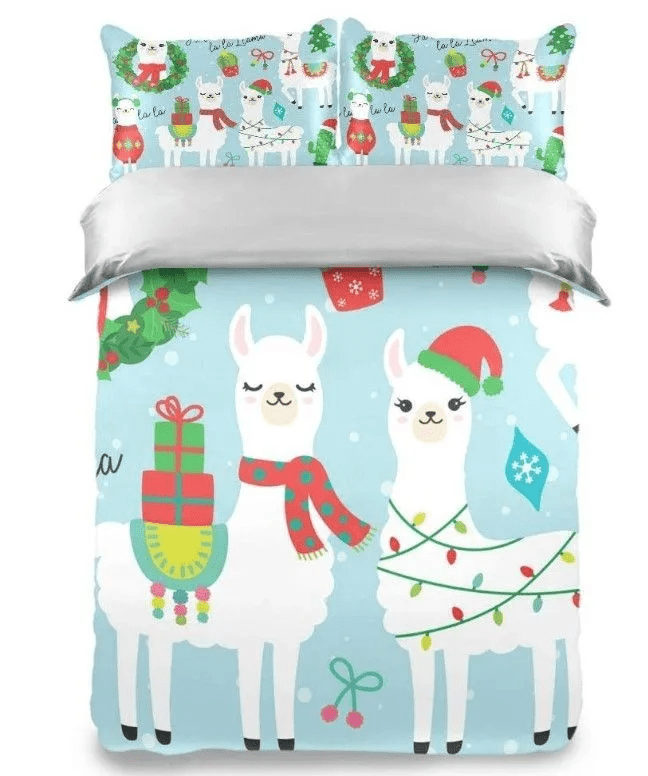 Christmas Llama Bedding Set