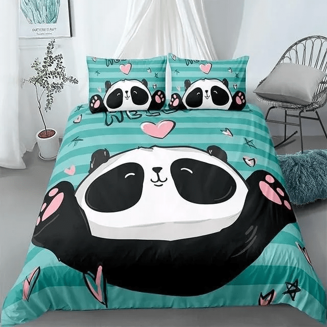 Lovely Kids Panda Bedding Set