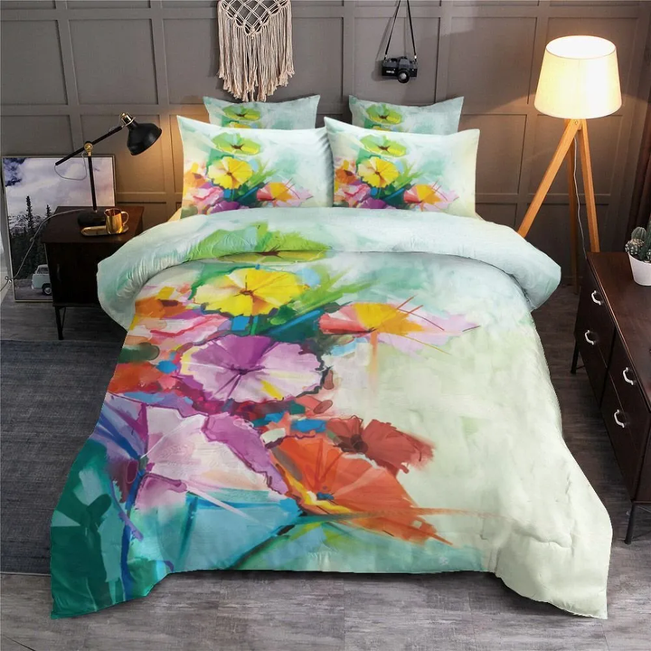Color Flower Bedding Set