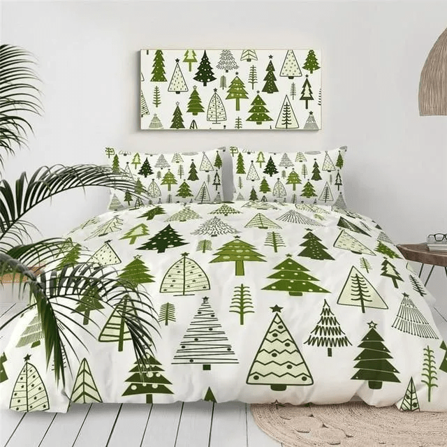 Christmas Trees Bedding Set