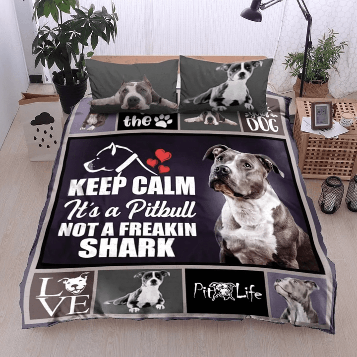 Pitbull Dog Bedding Set