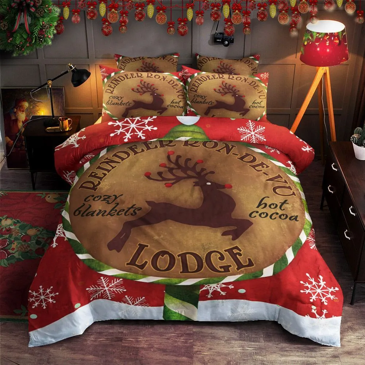 Christmas Reindeer Bedding Set