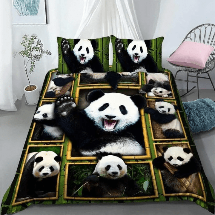 Panda D Bedding Set