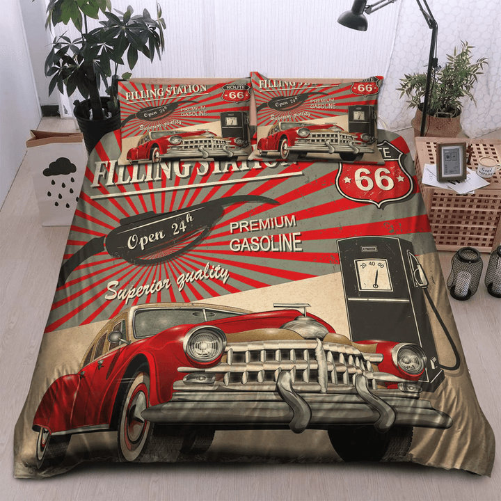 Car Vintage Bedding Set