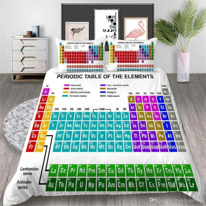 Periodic Table Of Elements Bedding Set