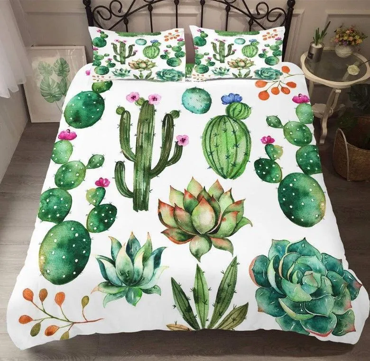 Succulent Plants Bedding Set