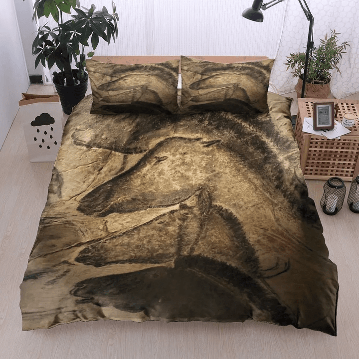 Stone Age Cave Paintings Bedding Set