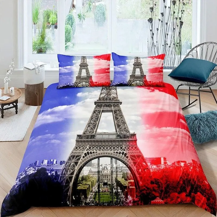 Eiffel Tower French Bedding Set