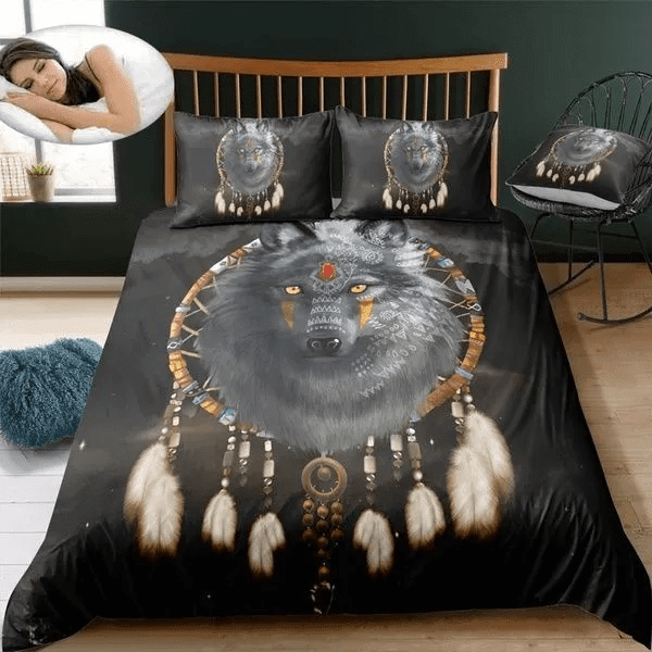 Dreancatcher Wolf Bedding Set
