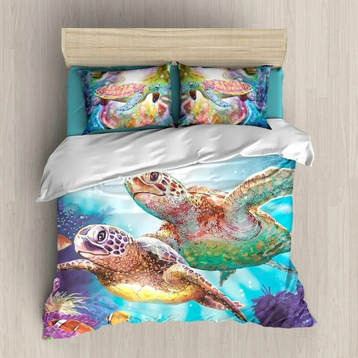 Turtle Colorful Bedding Set