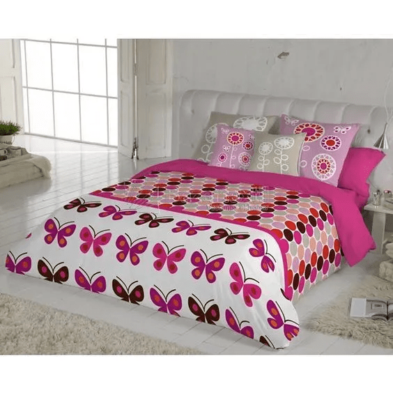 Pink Butterfly Bedding Set