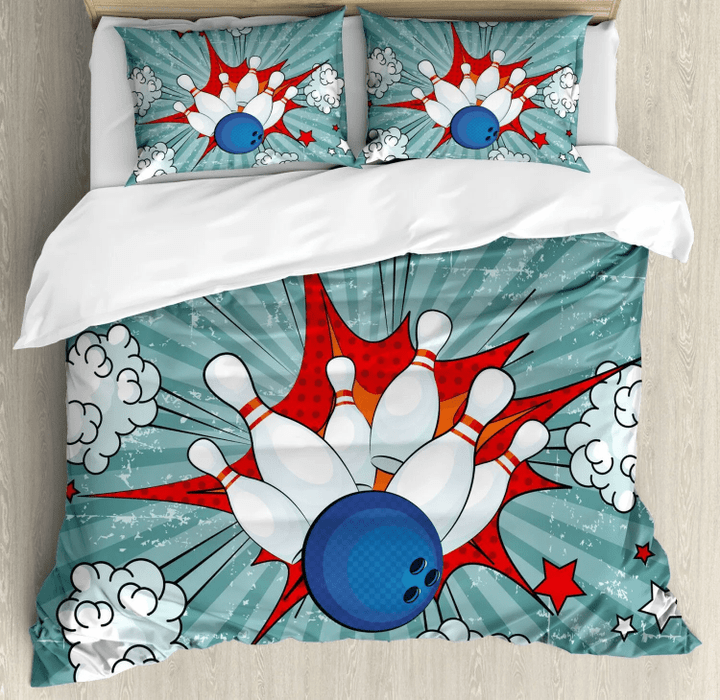 Bowling Party Bedding Set